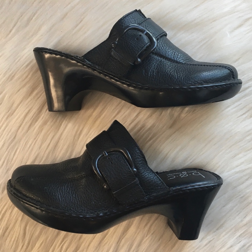 Born Concept BOC mules heeled shoes 8